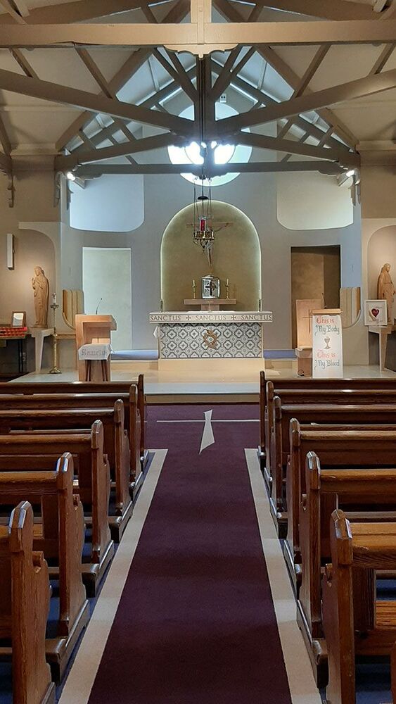 Inside Sacred Heart Church, Rath